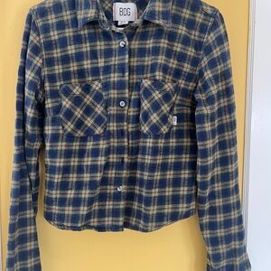BDG Blue and Green Flannel